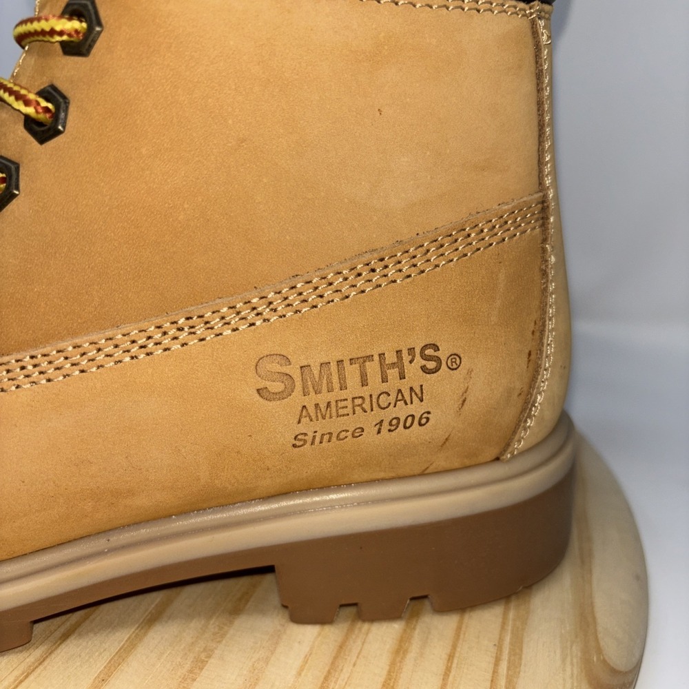 Smith's Workwear 6" Classic Wheat Boots Leather Men's US 8 New in Box - Picture 2 of 11